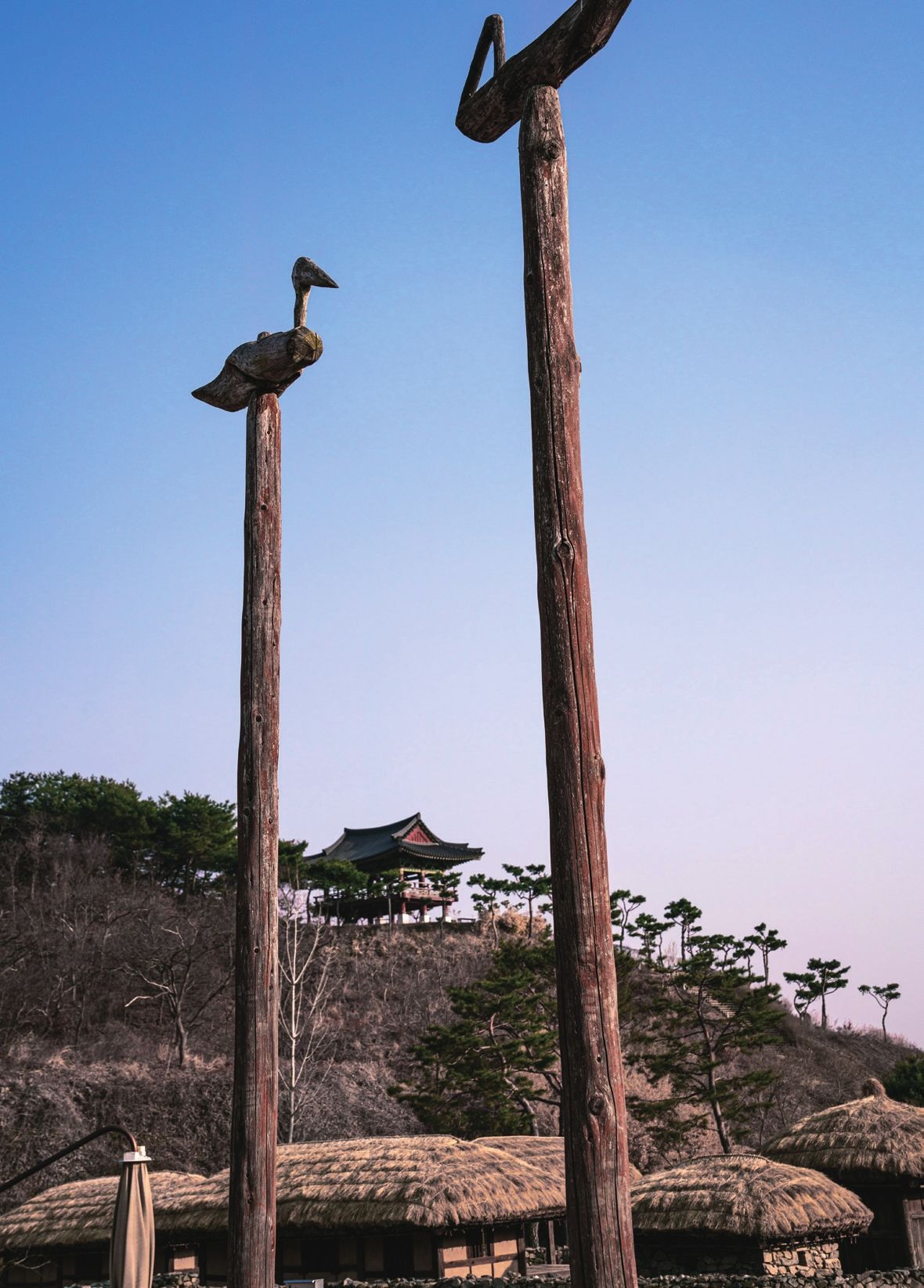 백제문화단지의 위례성 일대