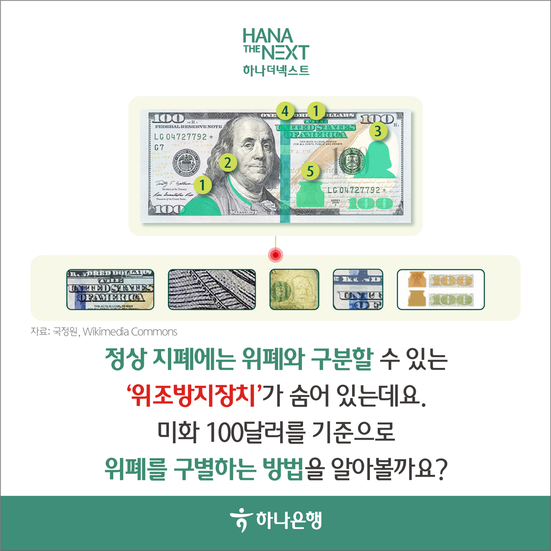 해외여행 예정이라면 외화 위폐 조심하세요!