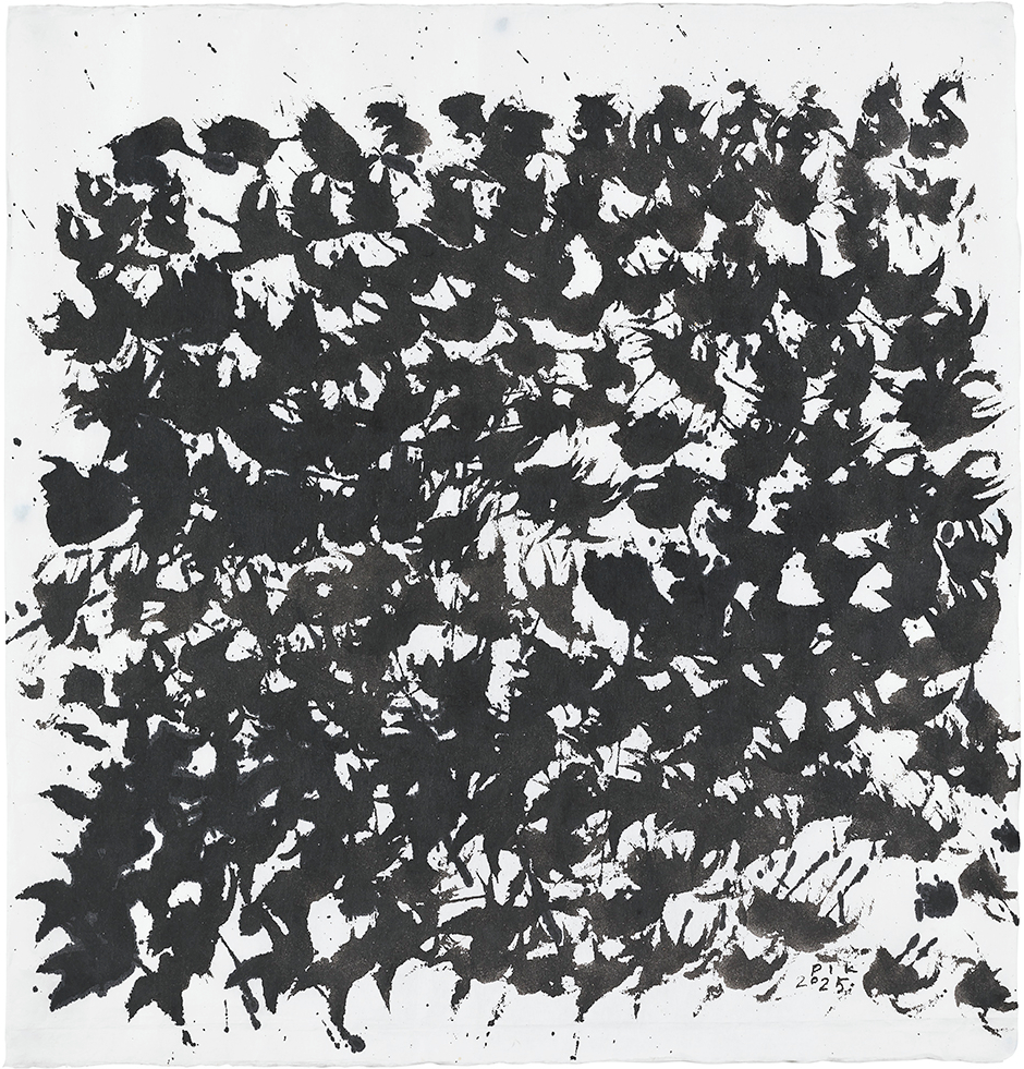 박인경, Envol, Ink on paper, 754 x 723 cm, 2025