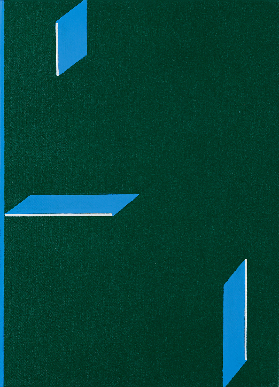 <The book No.7, 입체로 책을 제작 후 채색, Mixed media on canvas, 50x36.5cm, 2024>