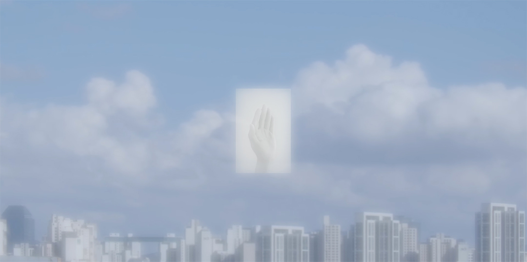 <남민오, Rocket Sequence #7 World(Farewell), 2 채널 비디오, 가변크기, 3분 20초(루프), 2025>