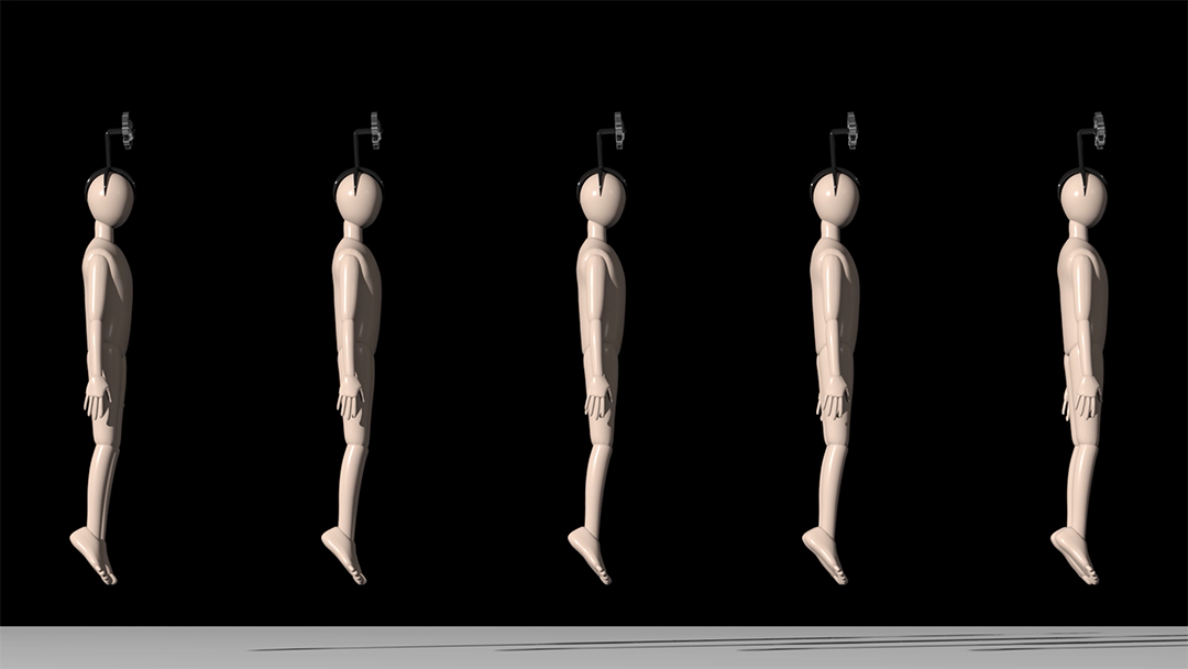 <전영현, 강철 인간 제조 공정, 단채널 HD 영상, 컬러, 사운드, 00:06:18, 2025>