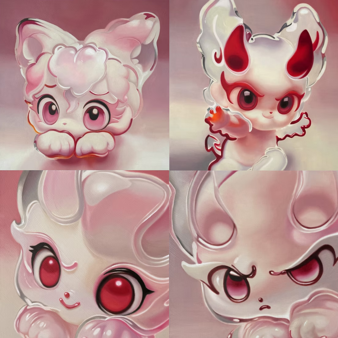 내면의 어둠을 마주하는 캐릭터들